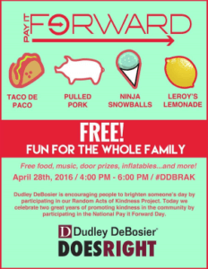 pay it forward free food