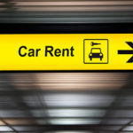 Image of a car rental sign