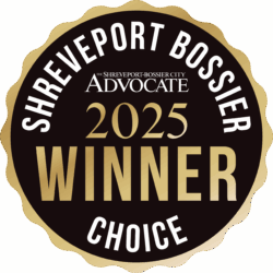 2025 Shreveport Bossier Winner Badge from The Shreveport-Bossier City Advocate